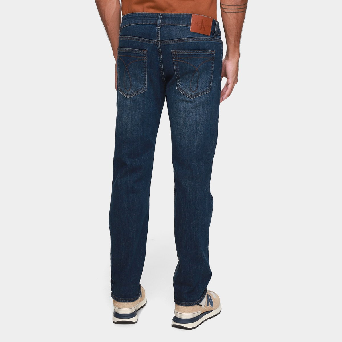 Calça Jeans Slim Calvin Klein 5 Pockets Masculina - Tam: 48 - 1