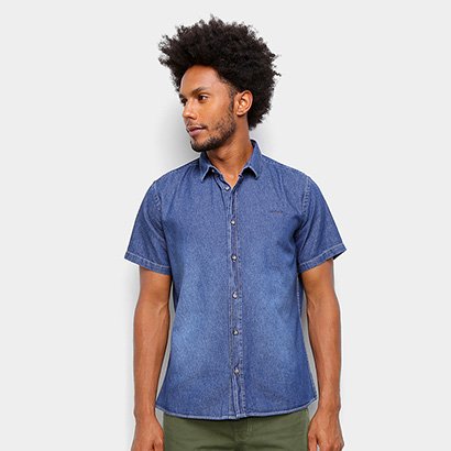 camisa watkins & krown tropical manga curta masculina