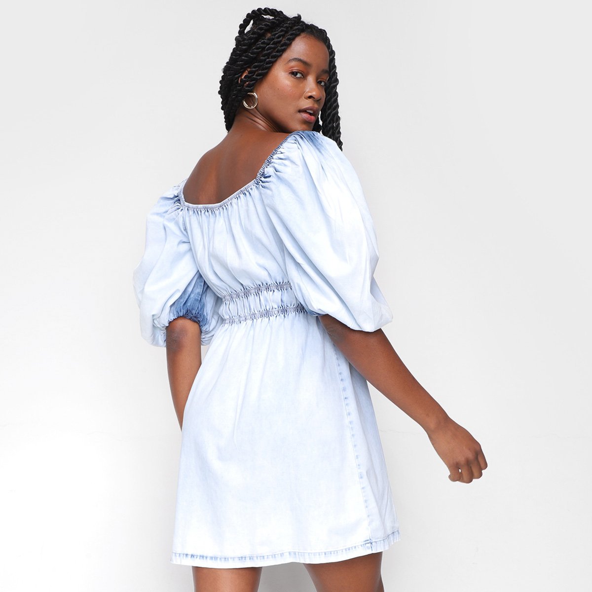 Vestido Colcci Curto Manga 7/8 Bufante - Tam: 38 - 1