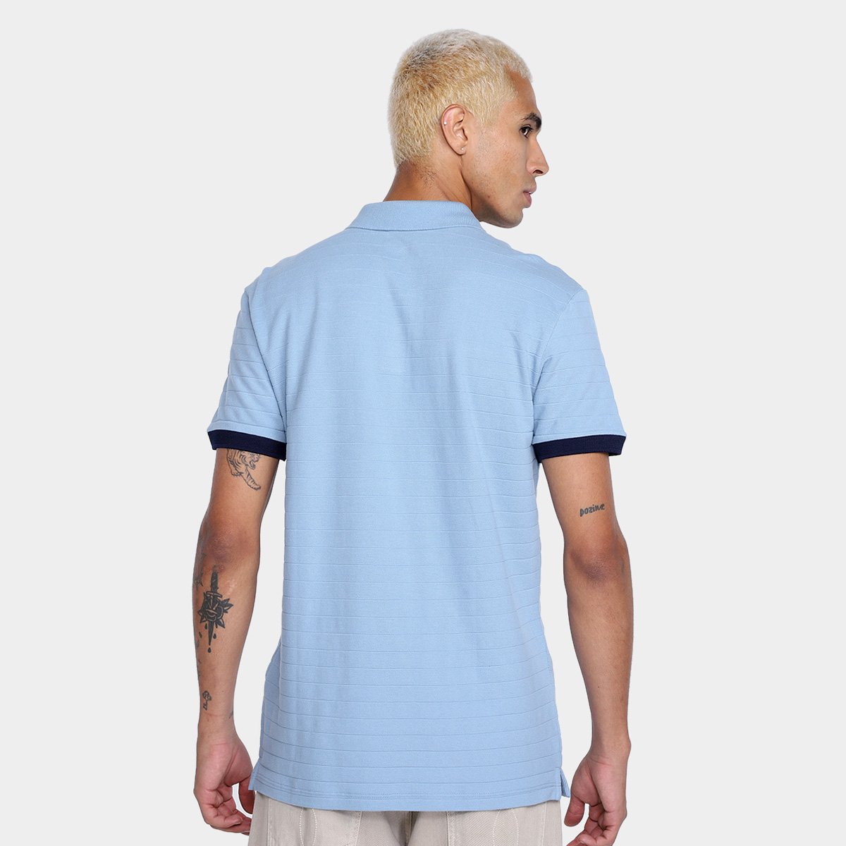 Camisa Polo Colcci Frisos Masculina - Tam: M - 1