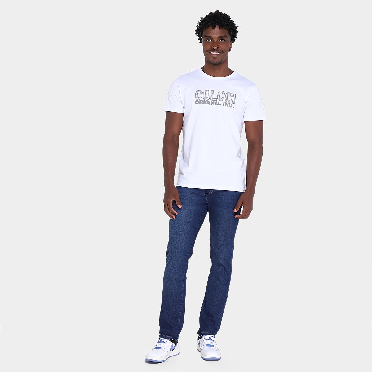 Calça Jeans Colcci Alex Slim Masculina - Tam: 44 - 3