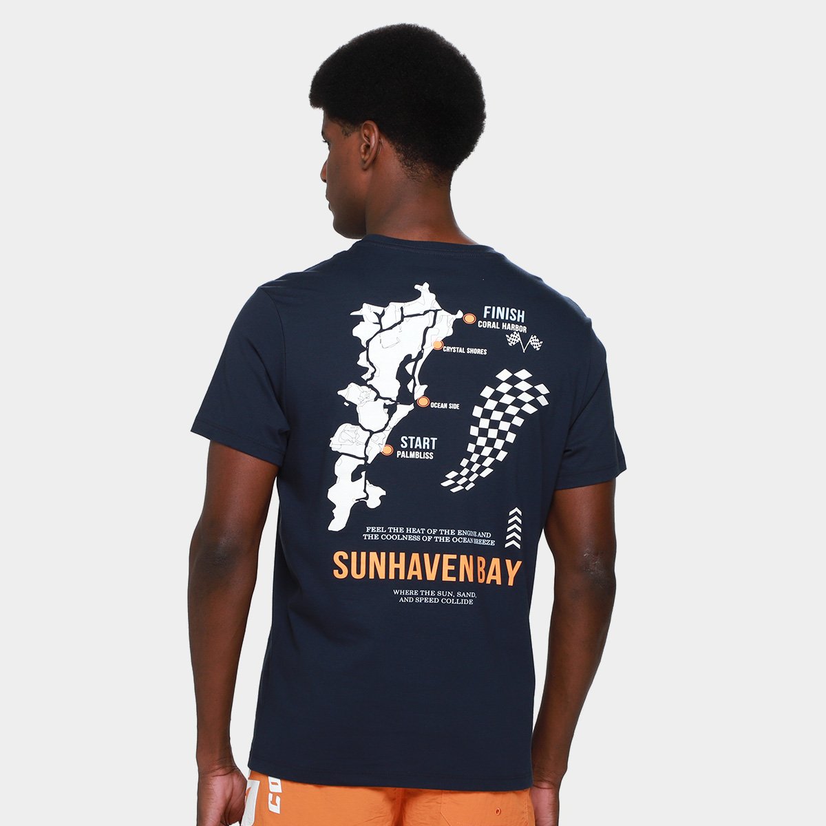 Camiseta Colcci Estampada  Masculina - Tam: P - 1