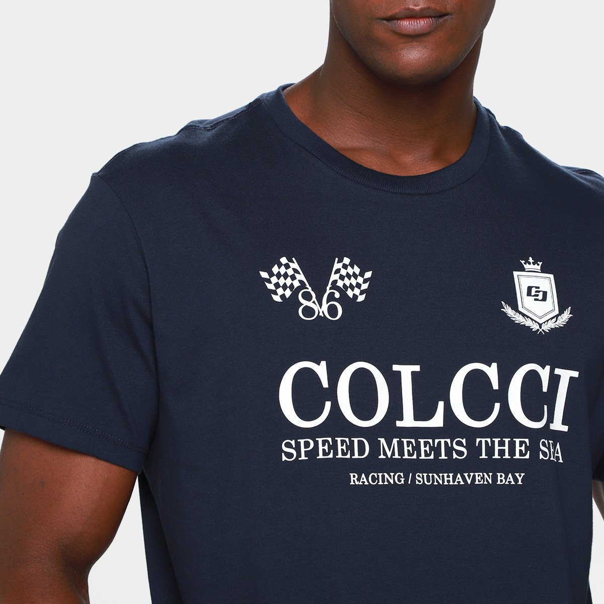 Camiseta Colcci Estampada  Masculina - Tam: P - 2