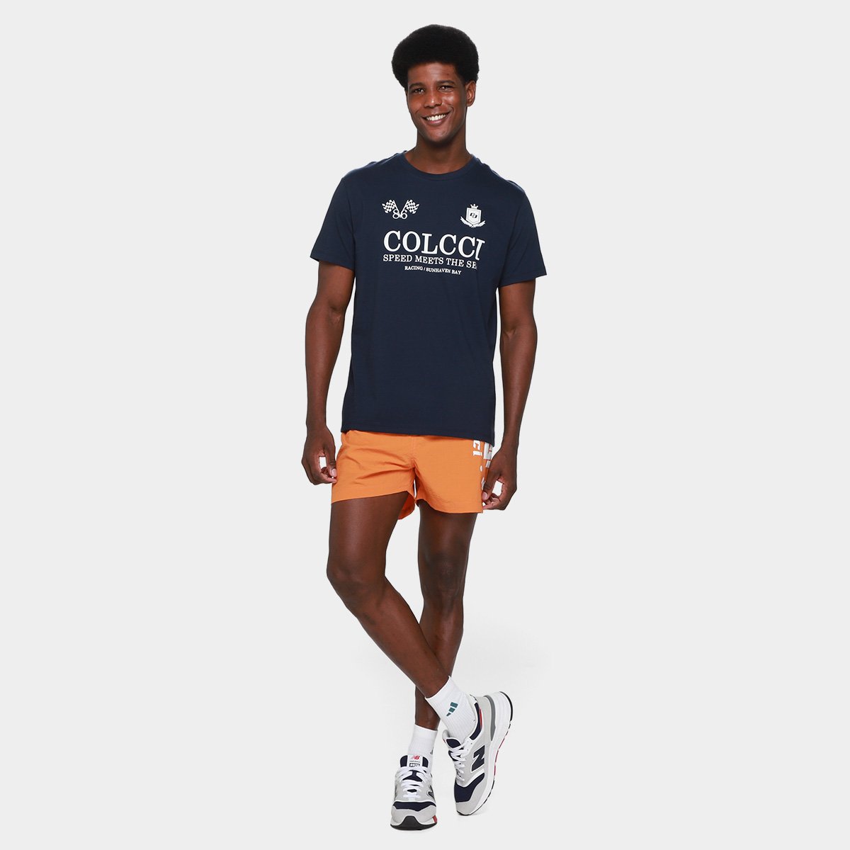 Camiseta Colcci Estampada  Masculina - Tam: P - 3
