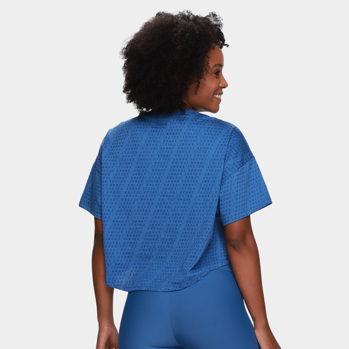 Camiseta Colcci Sport Cropped Monograma Feminina - Tam: EP - 1