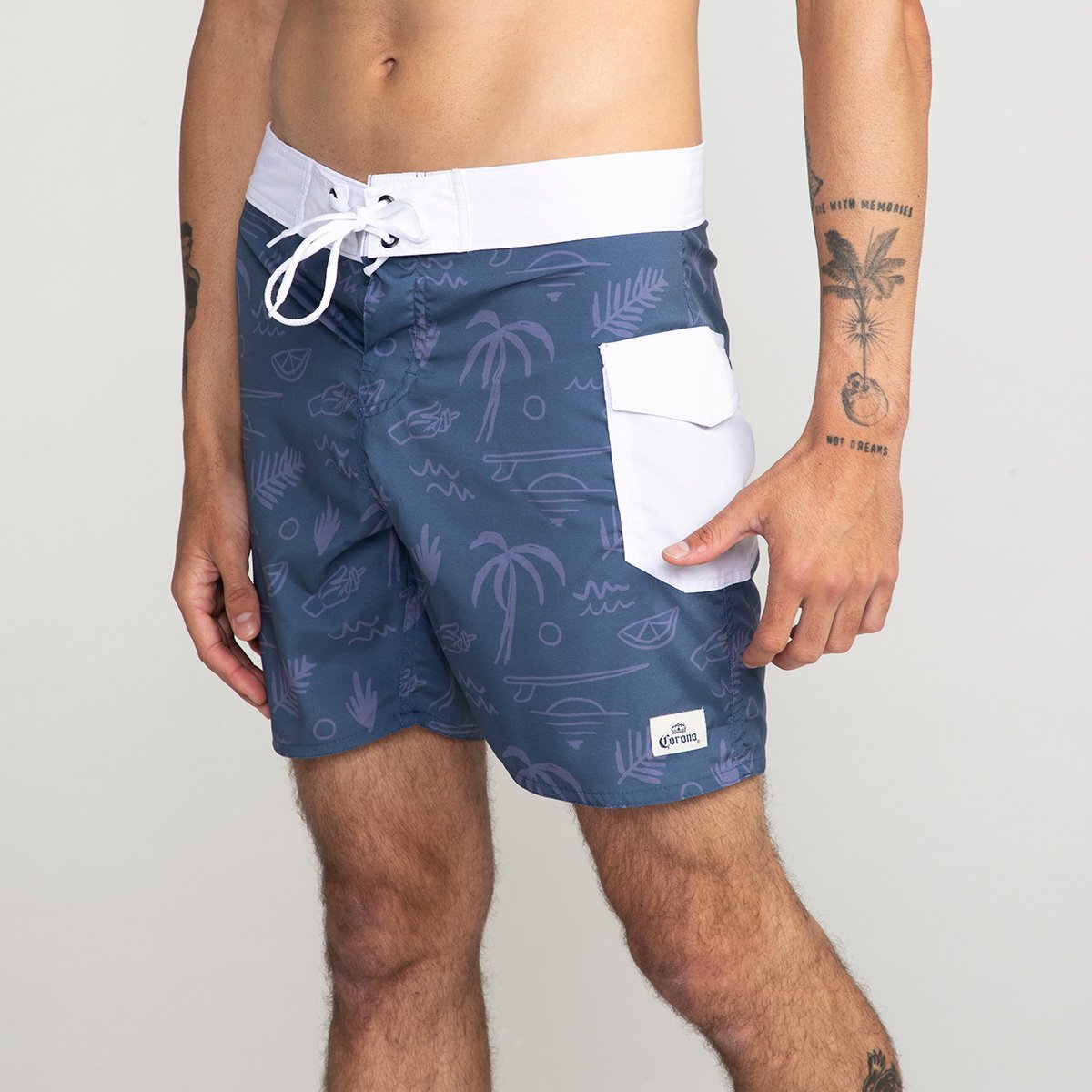 Bermuda Corona Praia Masculina