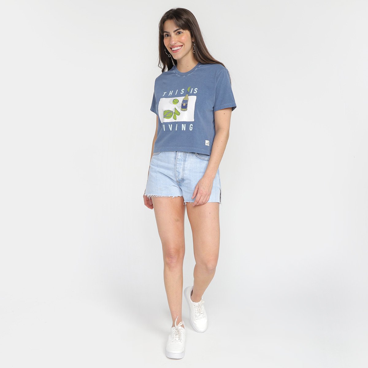 Camiseta Corona This Is Living Feminina - Tam: EP - 3