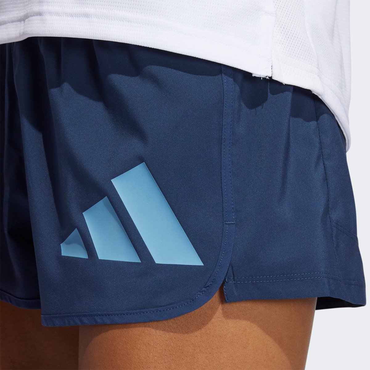Short Adidas Pacer 3 Listras Knit Feminino - Tam: P - 3