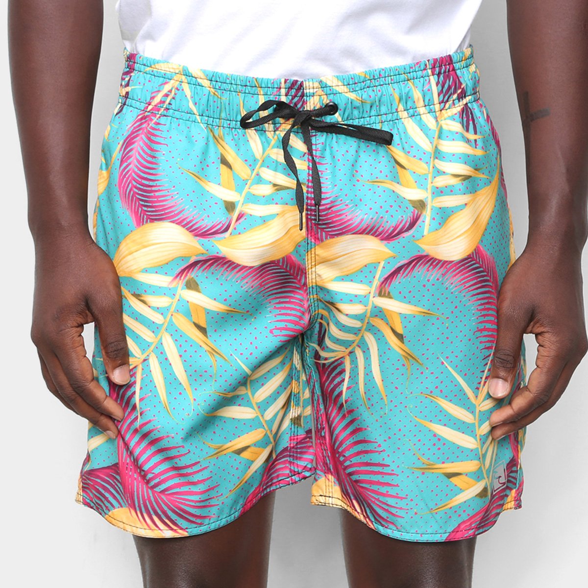 Short Ventury City Folhagens Masculino