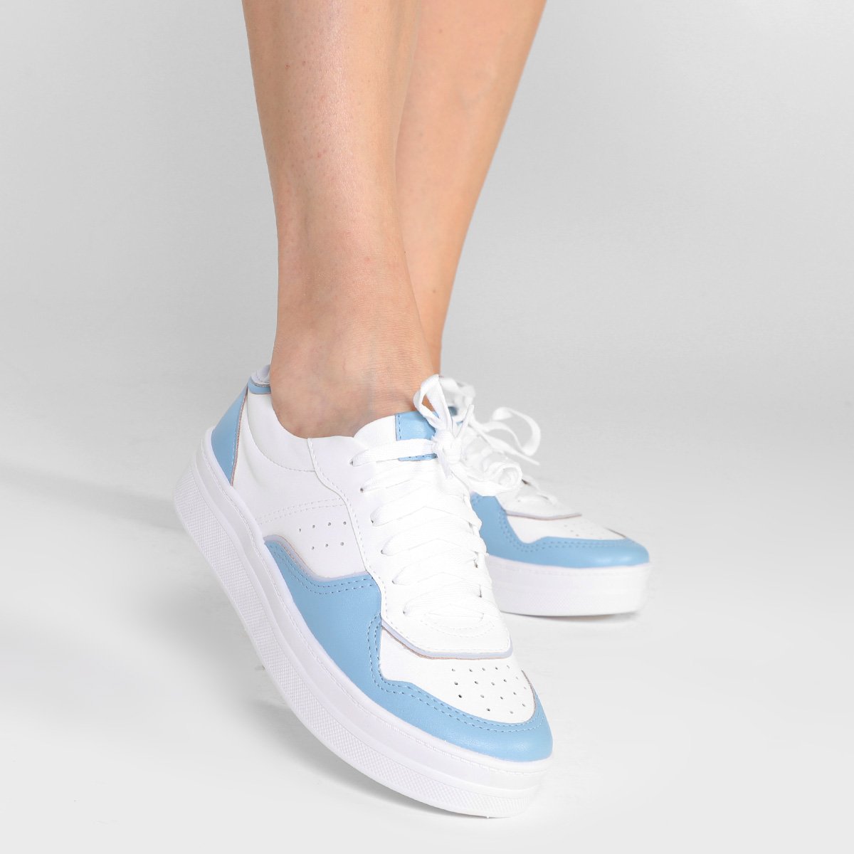 Tênis Somoda Flatform Recortes Feminino - Tam: 34 - 1