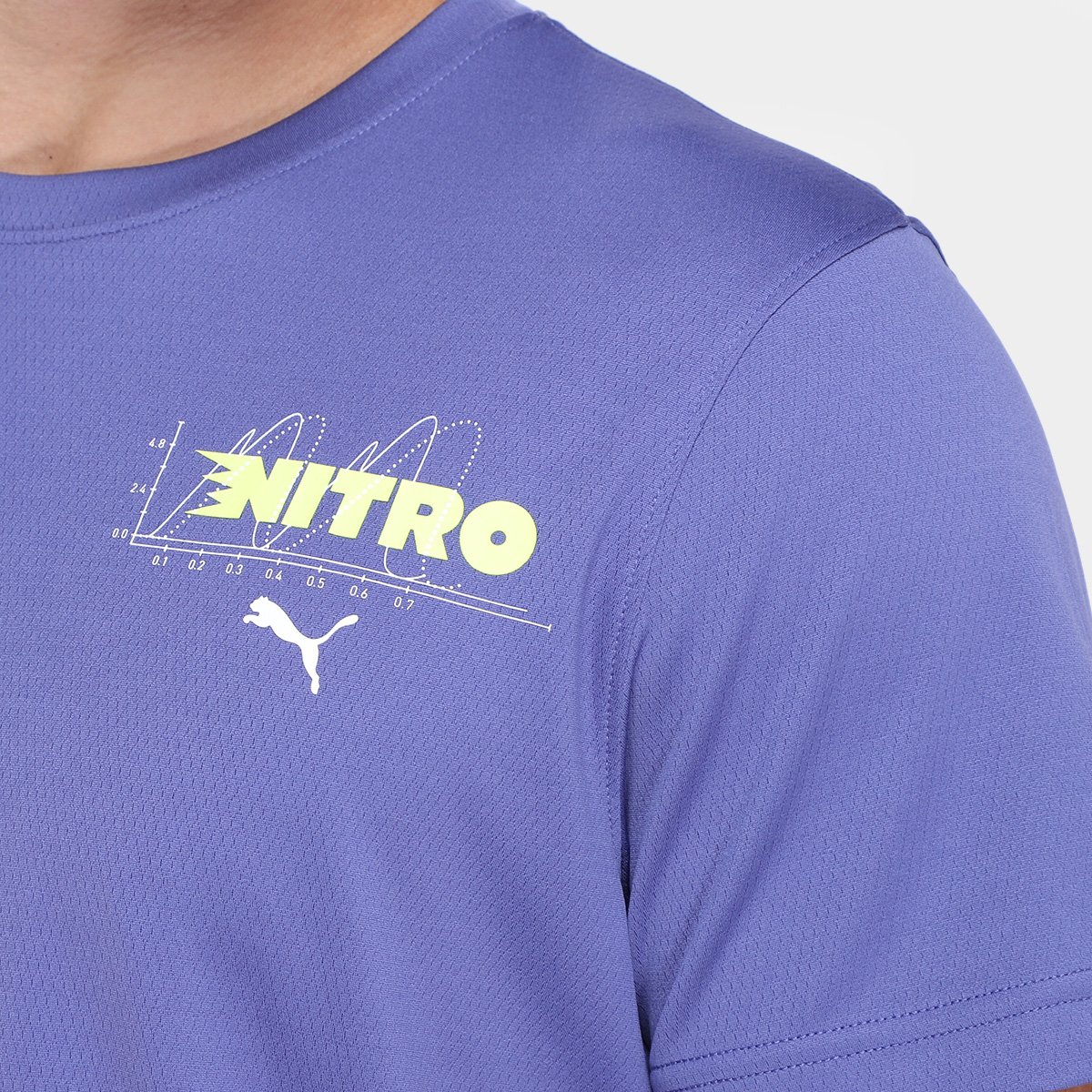 Camiseta Puma Graphics Running Nitro Masculina - Tam: M - 2