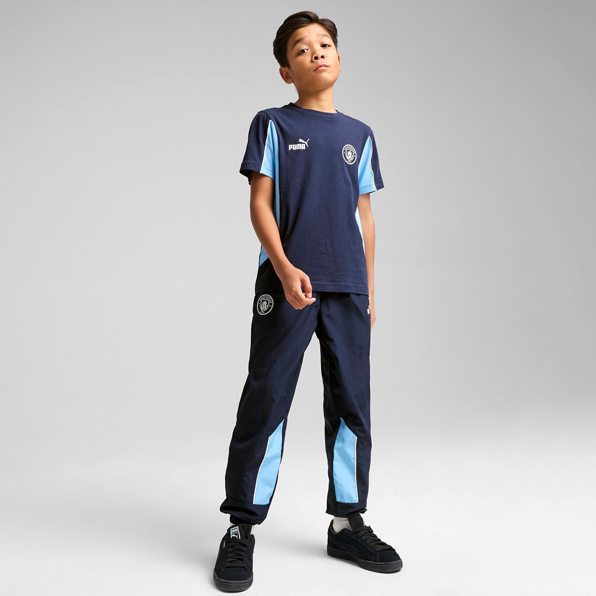 Camiseta Infantil Manchester City Puma Menino - Tam: 12A - 4