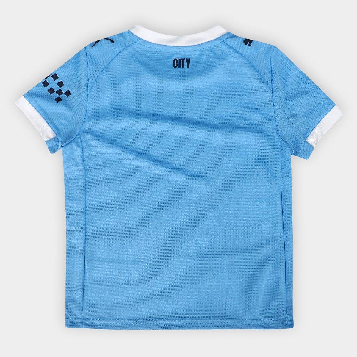 Camisa Manchester City Infantil Home 25/26 s/n Torcedor Puma - Tam: 8A - 1