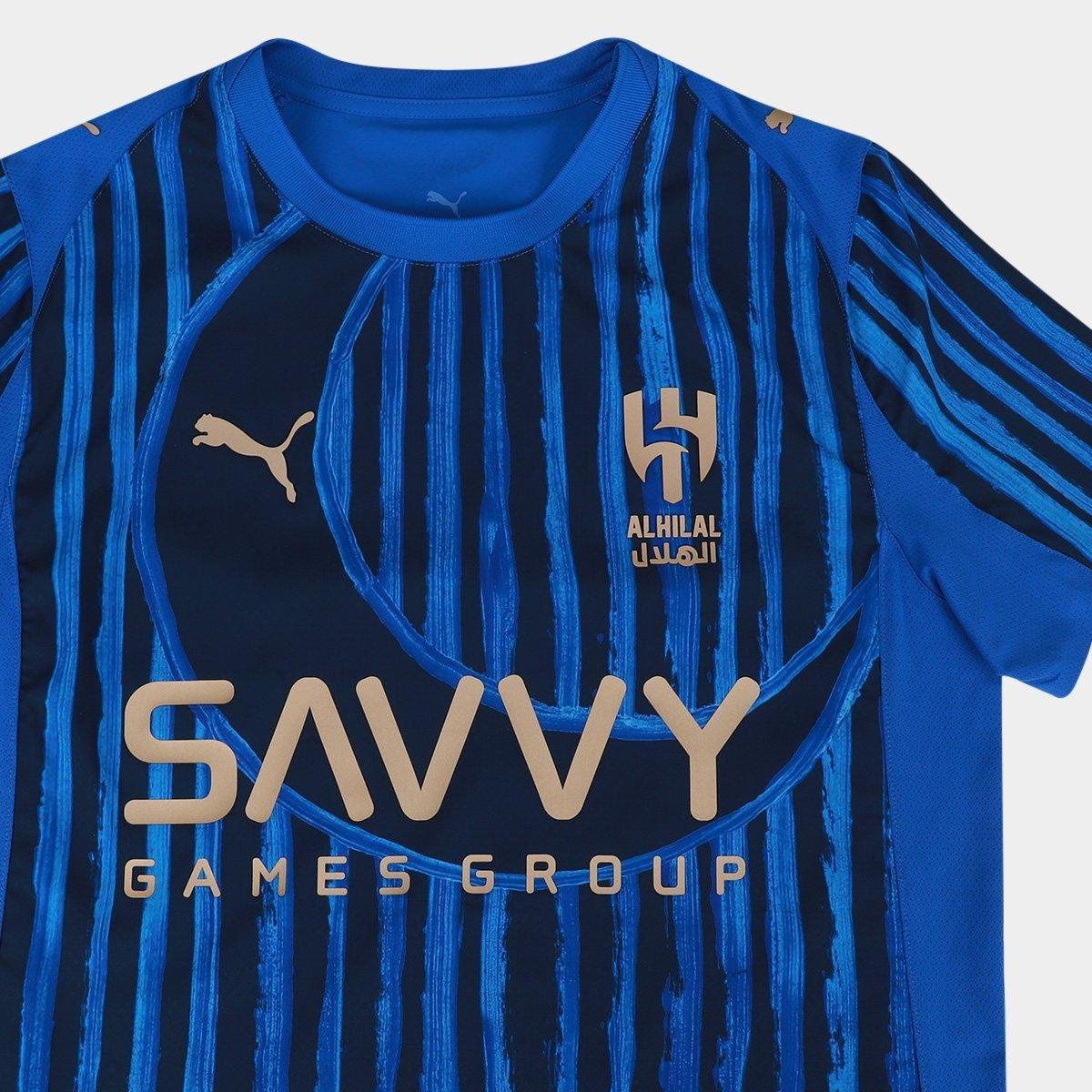 Camisa Al-Hilal Saudi Kidsuper 25/26 Jogador Puma Masculina - Tam: P - 2