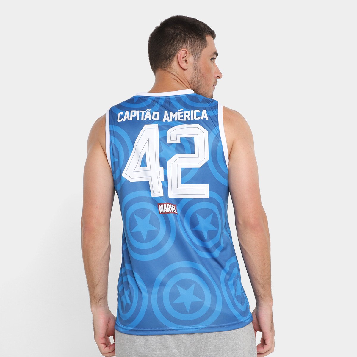 Regata Marvel Capitão América - Tam: P - 2