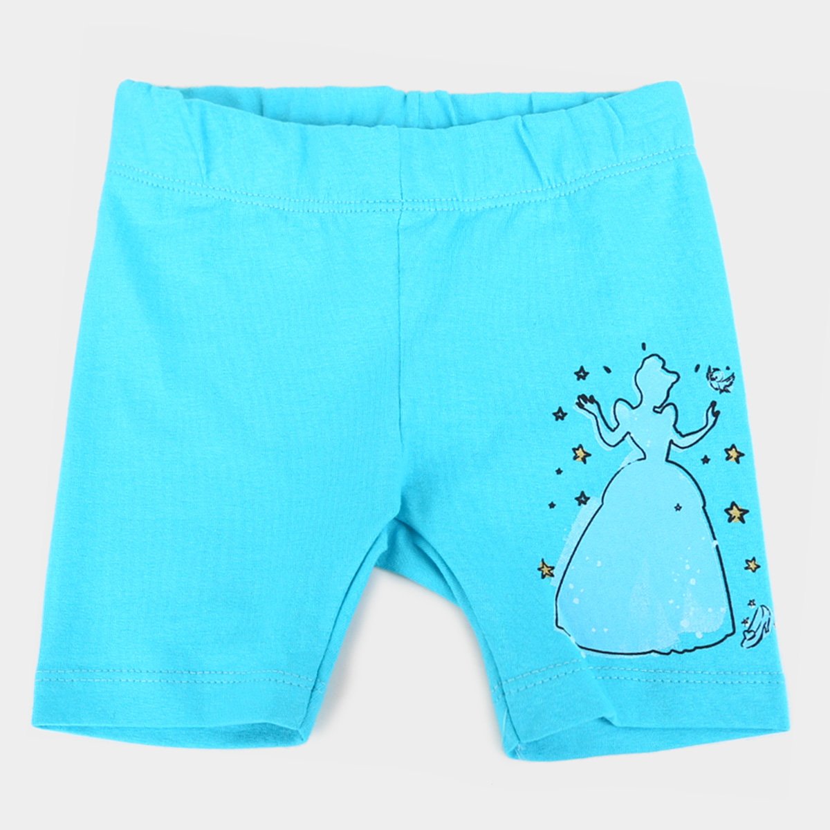 Short Infantil Disney Cinderela Feminino