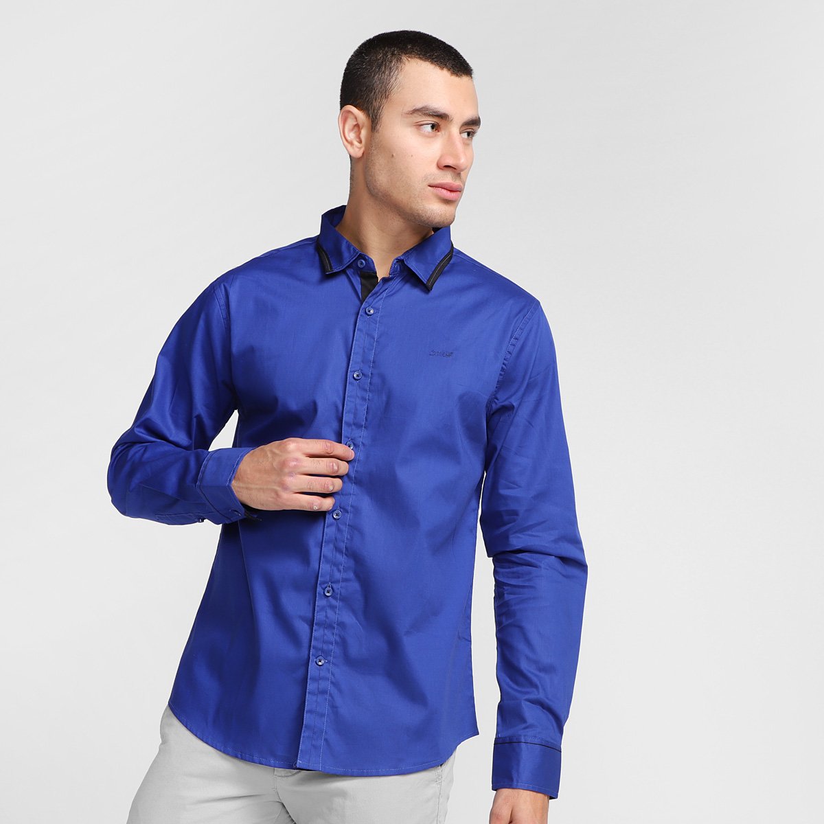 Camisa Social Manga Longa Dixie Masculina
