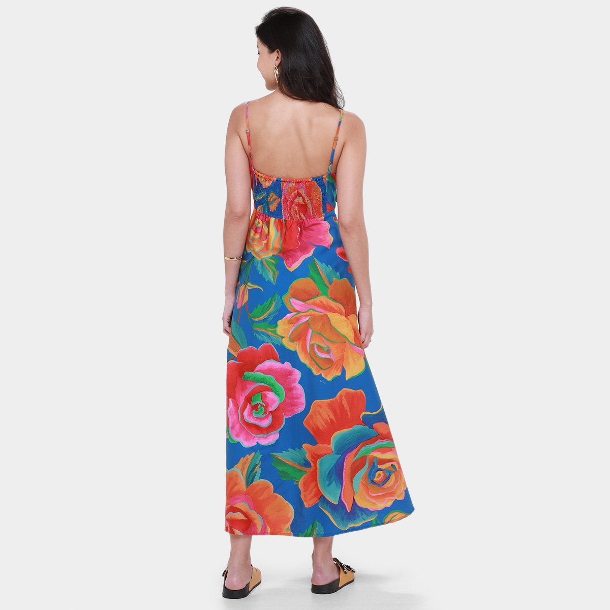 Vestido Farm Rosas Pintadas - Tam: GG - 1
