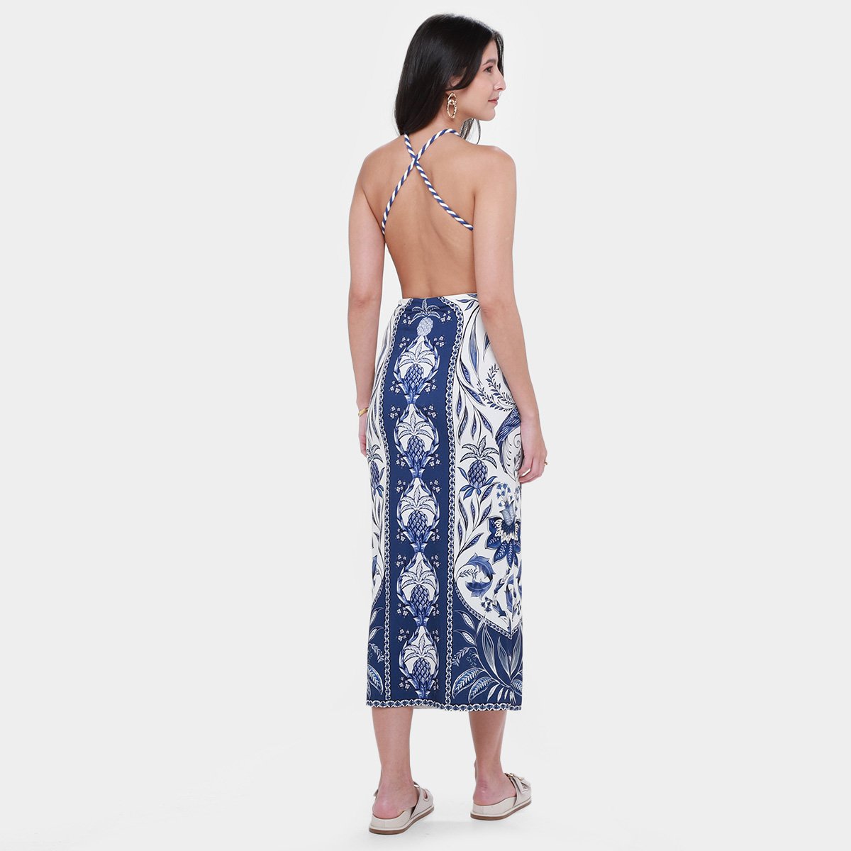 Vestido Midi Farm Nina Feminino - Tam: P - 1