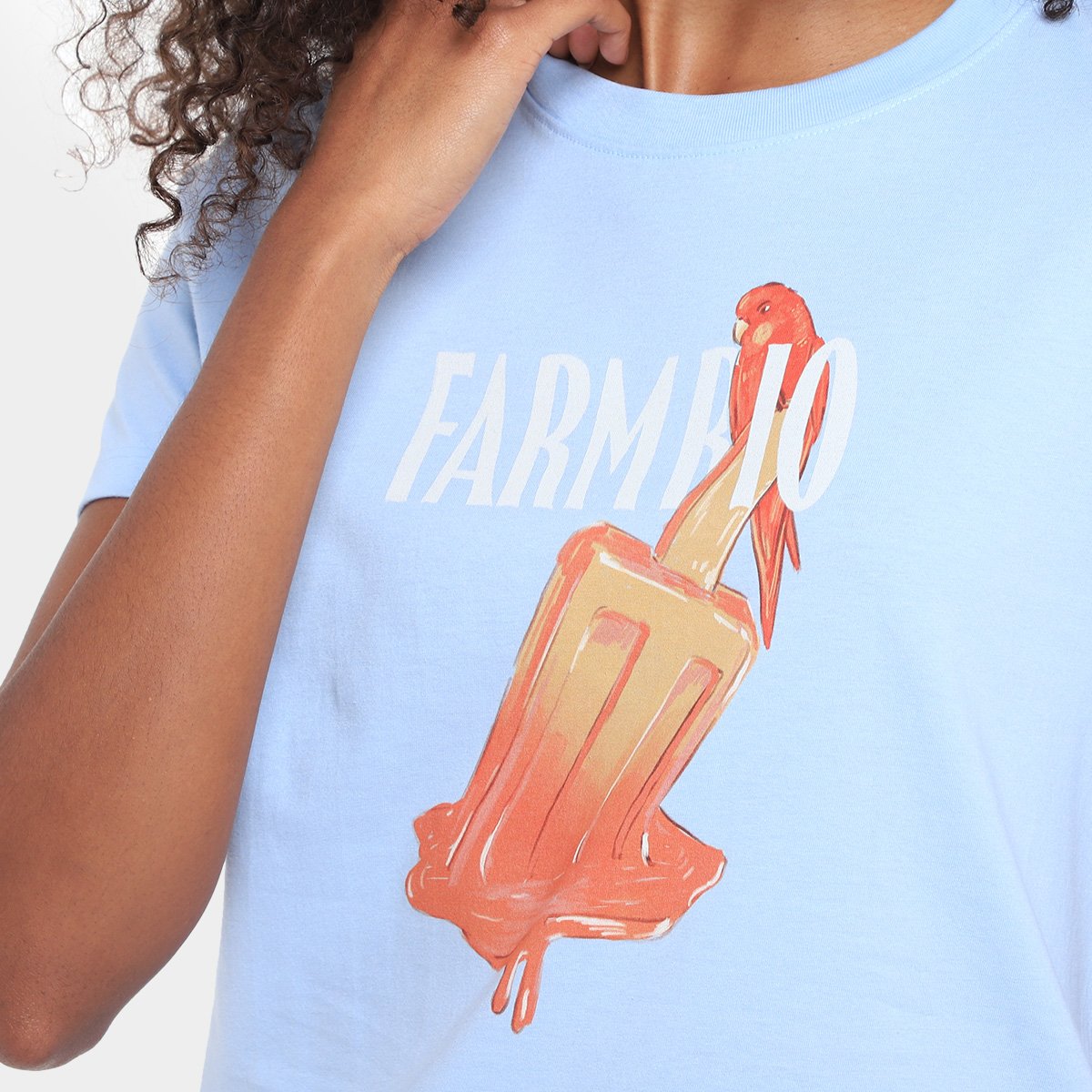 Camiseta Farm Fit Picole Farm Rio Feminina - Tam: P - 2