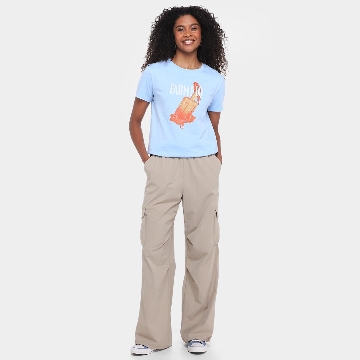 Camiseta Farm Fit Picole Farm Rio Feminina - Tam: P - 3