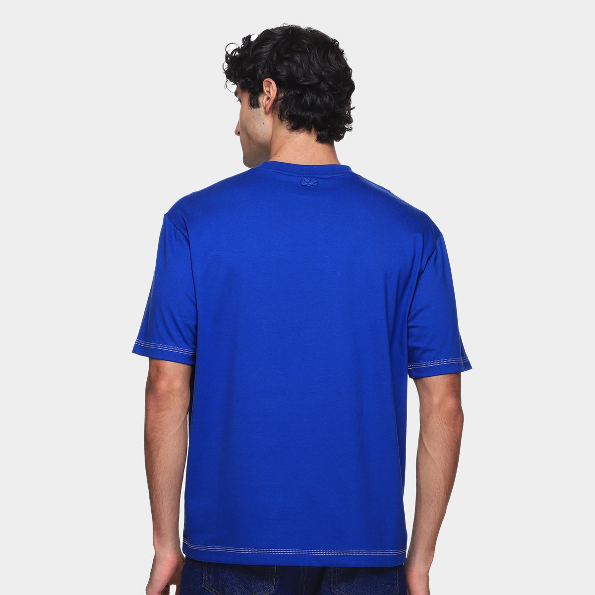 Camiseta Lacoste Estampada Masculina - Tam: P - 1