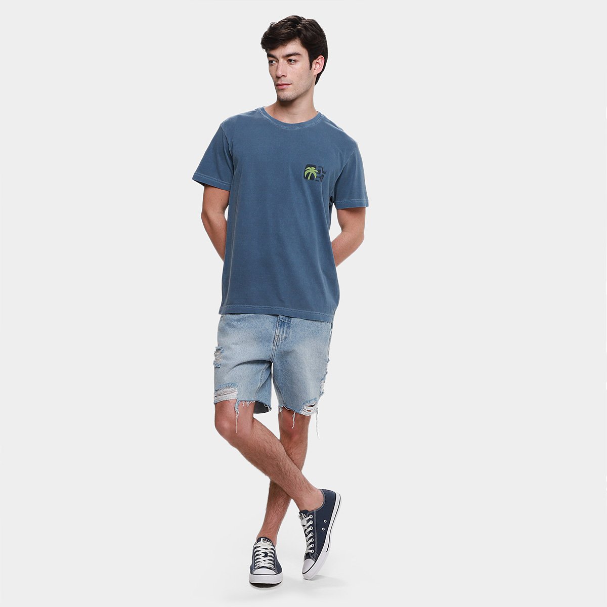 Camiseta Osklen Stone Seaside View Masculina - Tam: P - 3