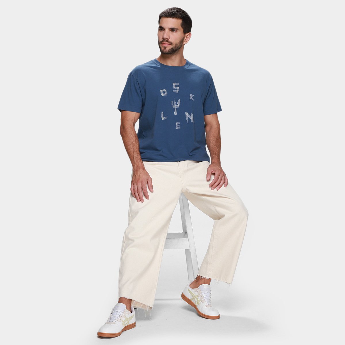 Camiseta Osklen Vintage Tape Masculina - Tam: P - 3