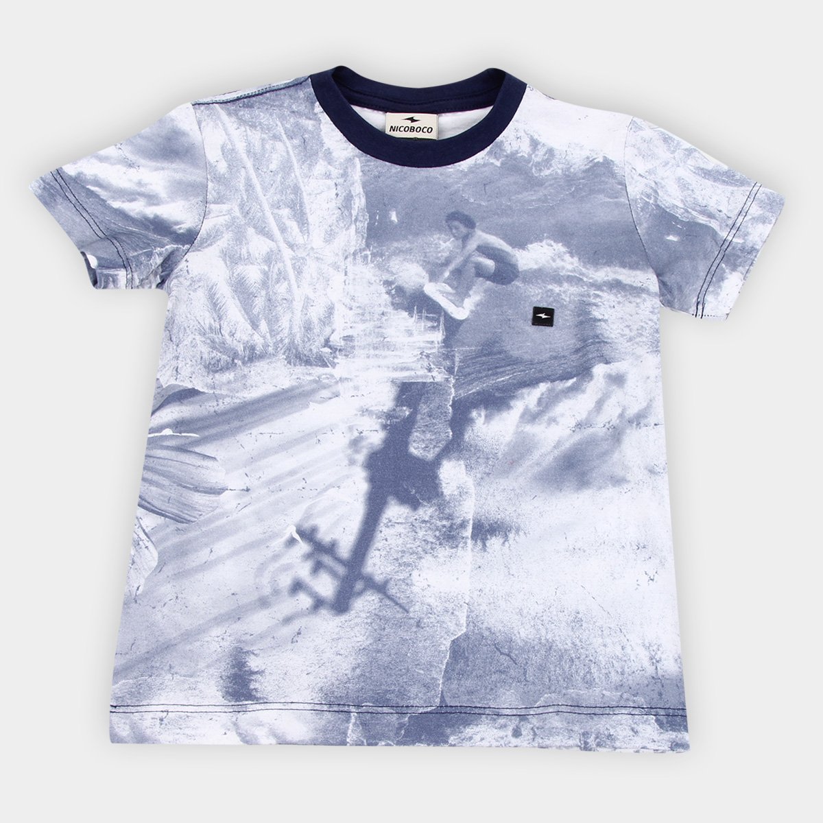 Camiseta Digital Infantil Nicoboco Monferno Masculina