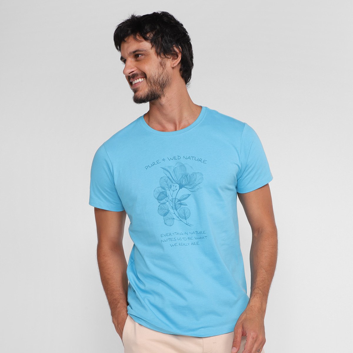 Camiseta Gajang Estampada Masculina