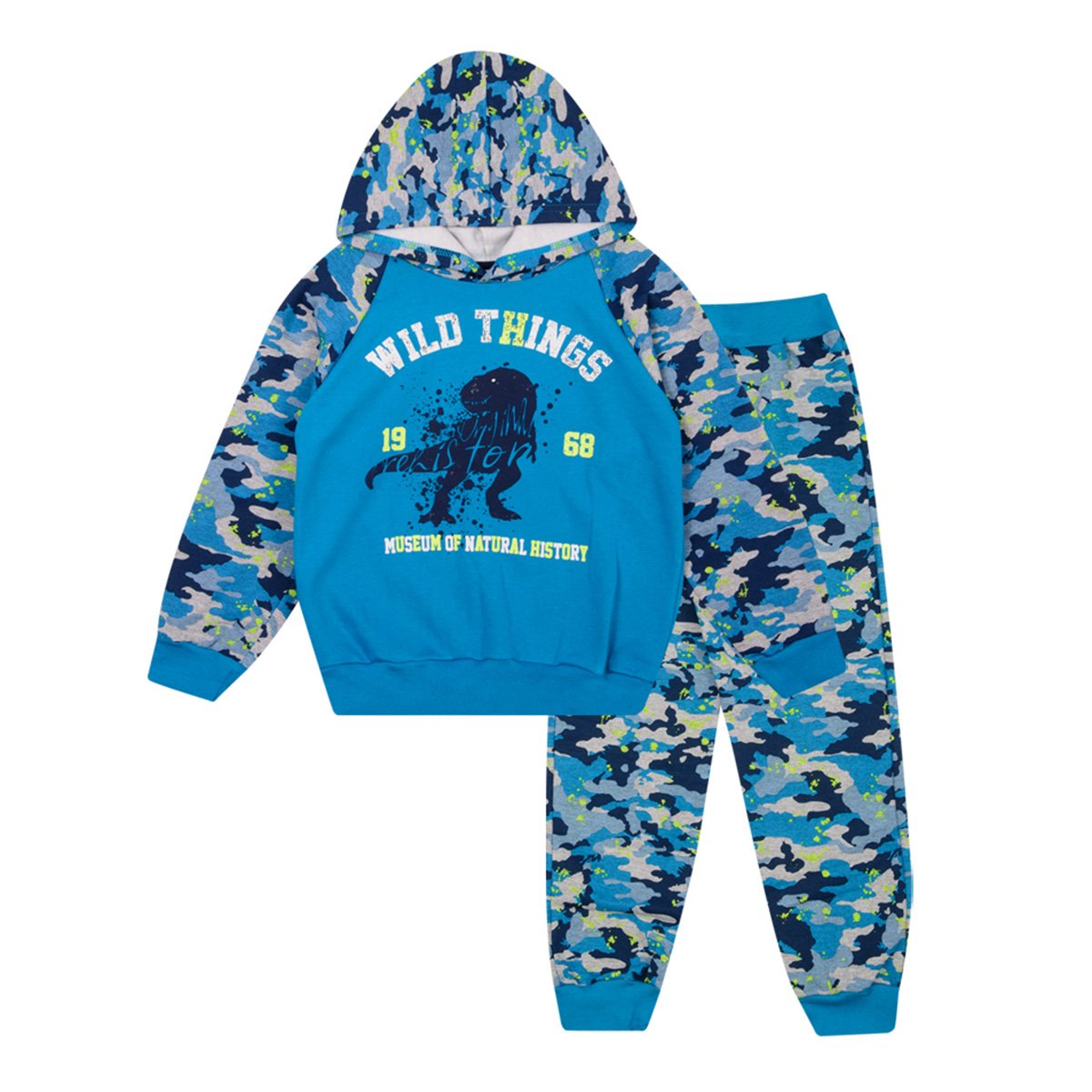 Conjunto Infantil Moletom Duzizo Capuz Camuflado