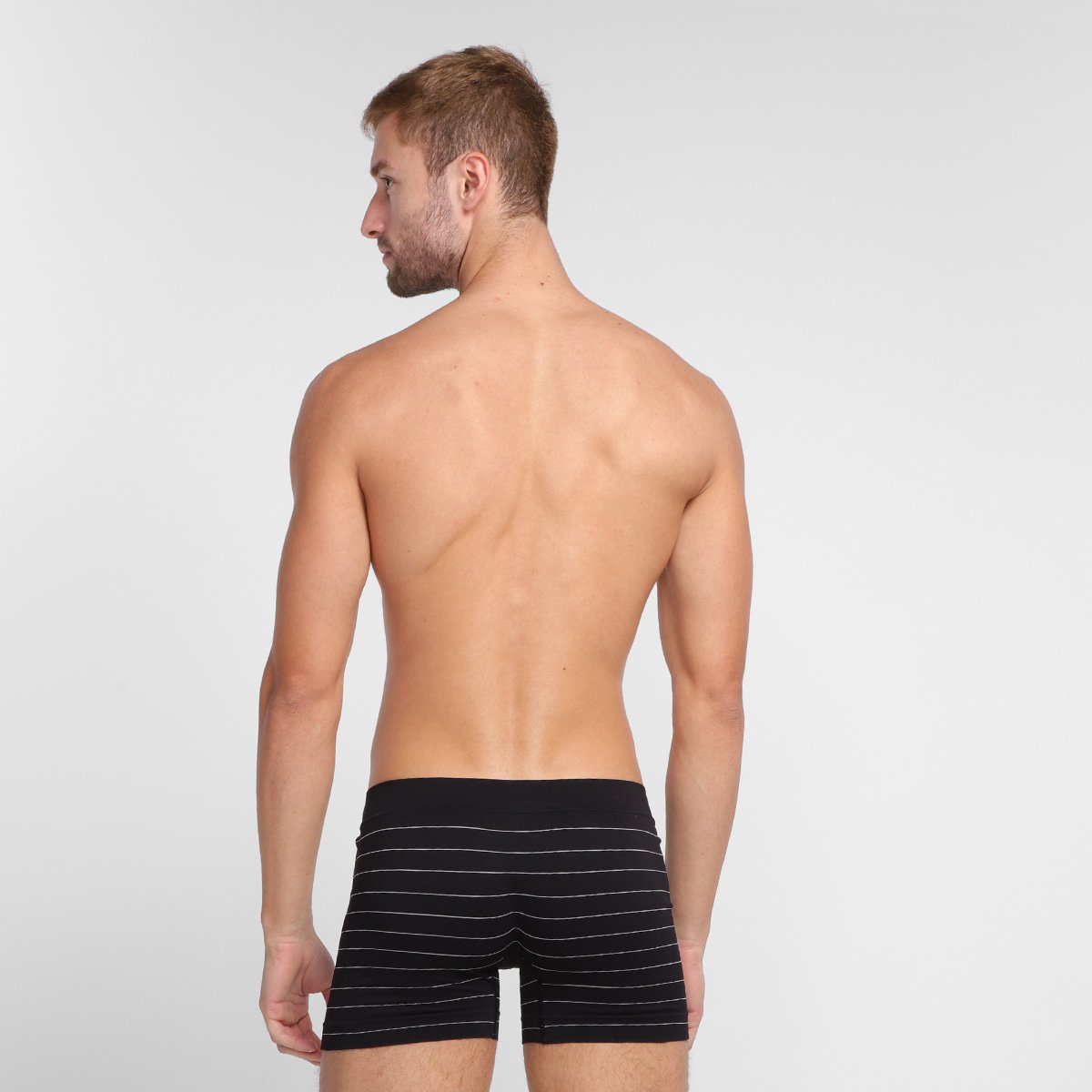 Kit Cueca Boxer Mash Microfibra Sem Costura 2 Peças - Tam: G - 2