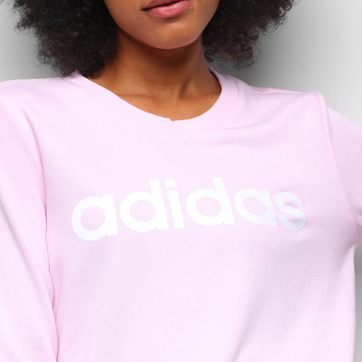 Moletom Adidas Essentials Linear Feminino - Tam: P - 2