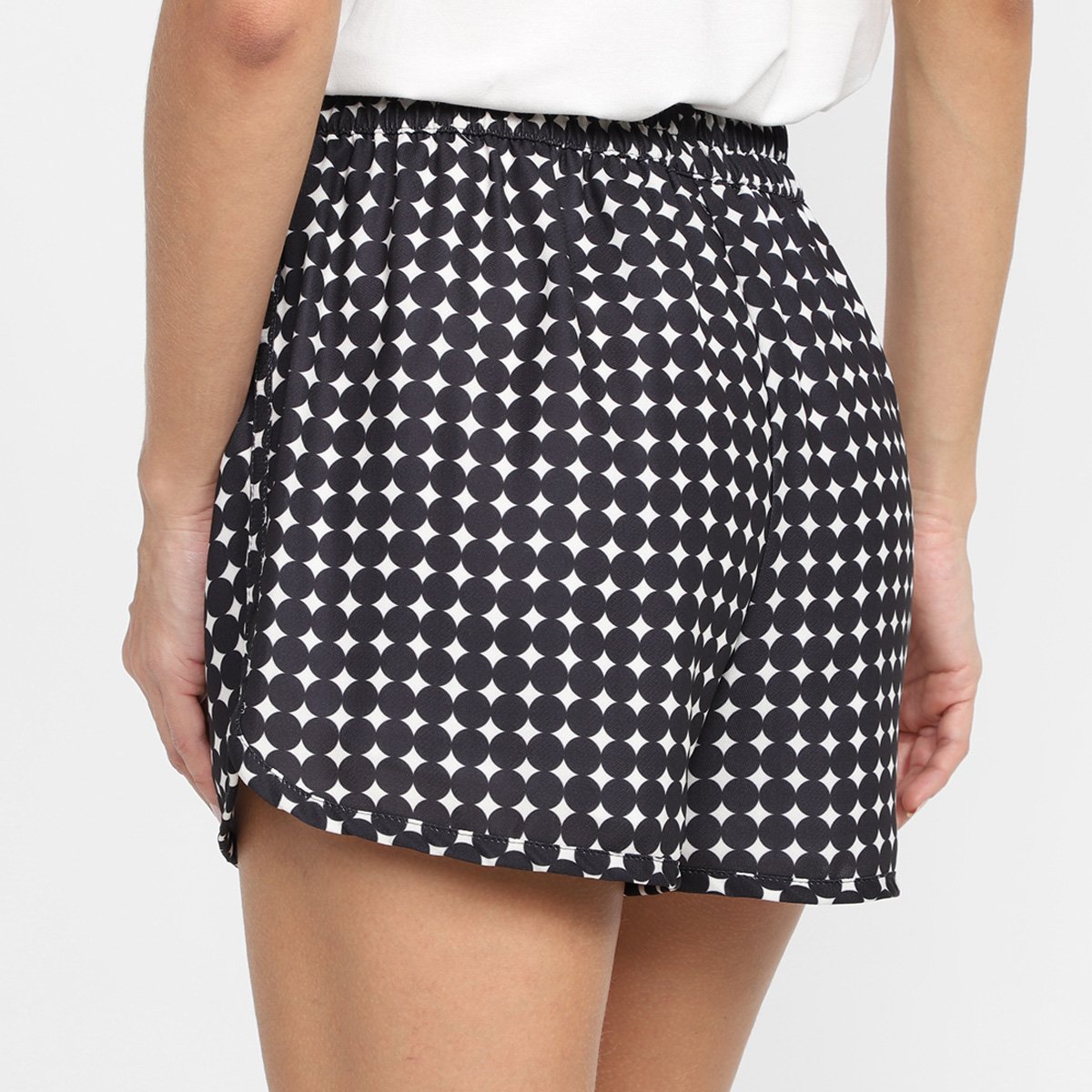 Short Morena Rosa Boxer Recorte Feminino - Tam: 40 - 2