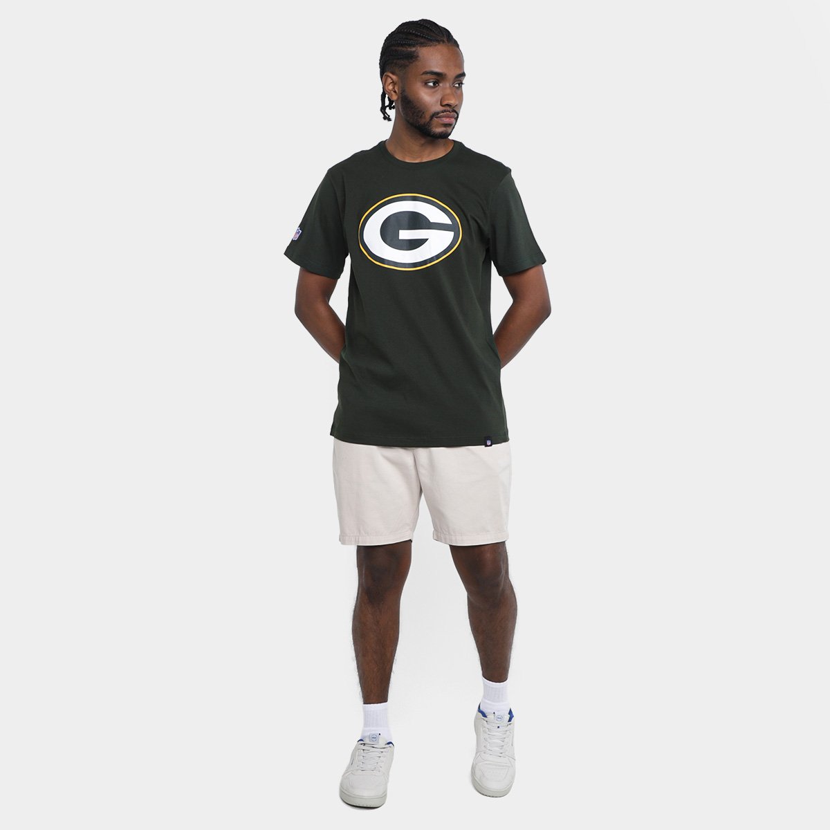 Camiseta NFL Green Bay Packers Gbay 28 Masculina - Tam: P - 3