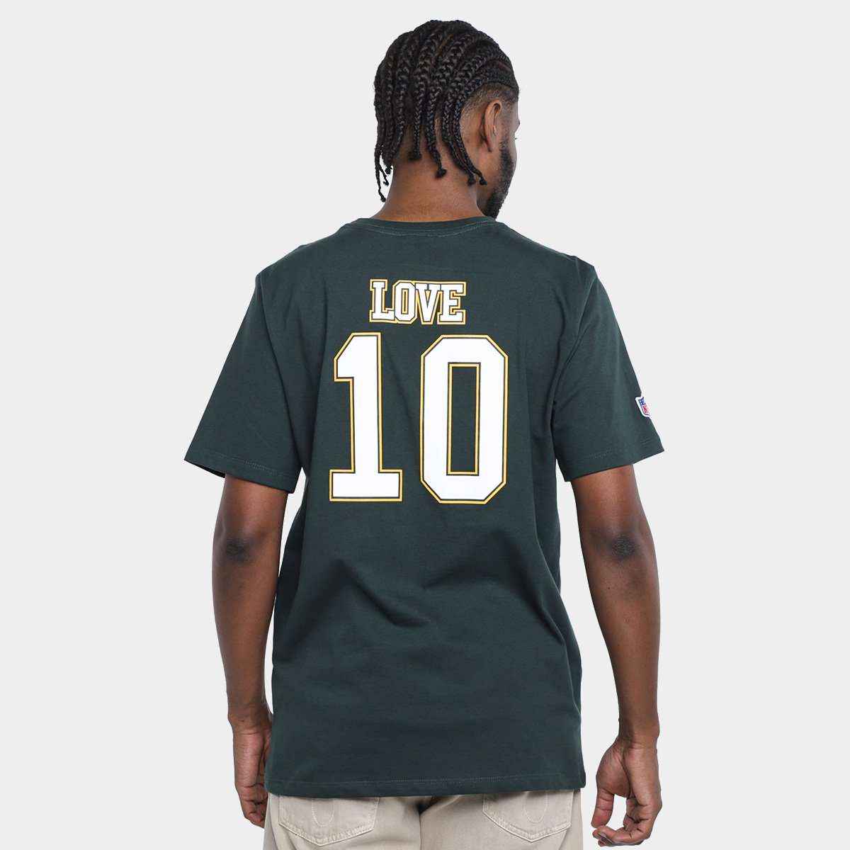 Camiseta NFL Green Bay Packers Player Love 8 Masculina - Tam: P - 1