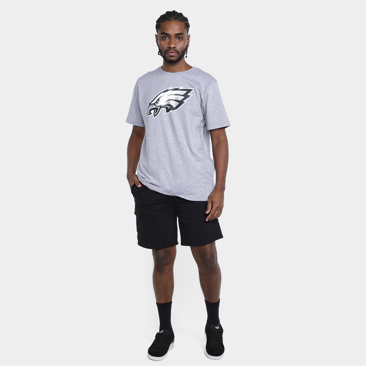Camiseta NFL Philadelphia Eagles Logo Masculina - Tam: P - 3