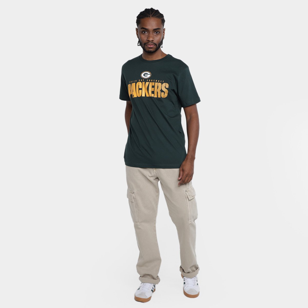 Camiseta NFL Green Bay Packers(Grepac) Player Bark Masculina - Tam: P - 3
