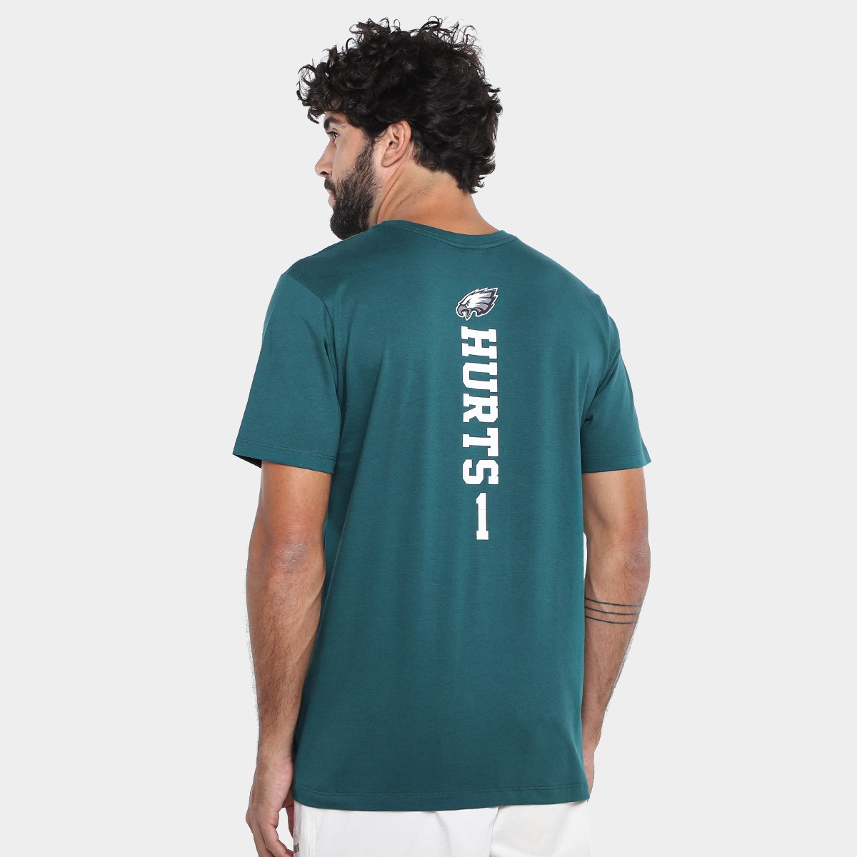 Camiseta NFL Philadelphia Eagles(Phieag) Player Hurts Masculina - Tam: P - 1