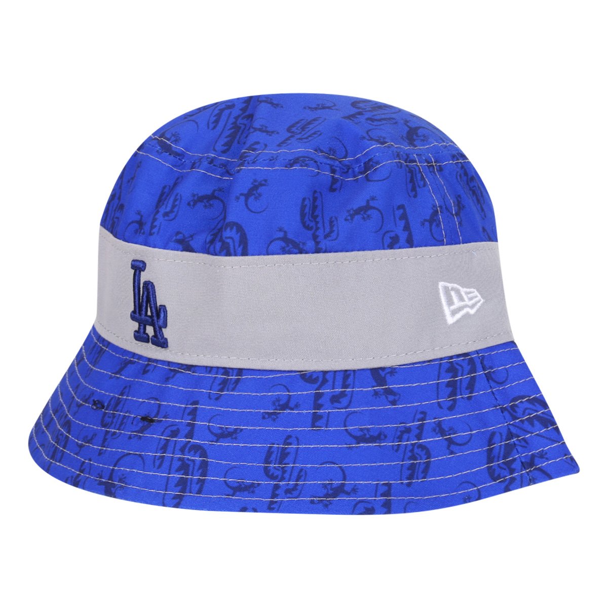 Chapéu Infantil New Era MLB Stbckt nelilprint B1 Los Angeles Dodgers Otc Masculino