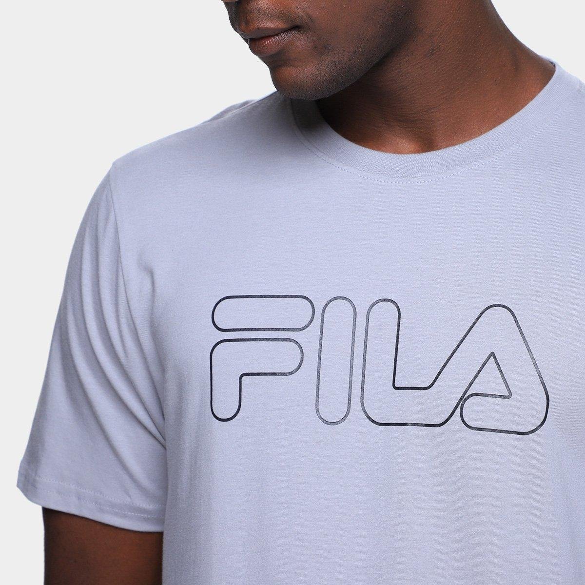 Camiseta Fila Letter Outline Masculina - Tam: P - 2