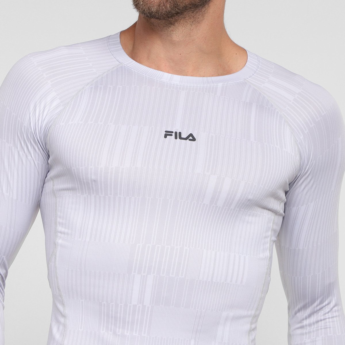 Camiseta Fila Compress Skin Manga Longa Masculina - Tam: G - 2