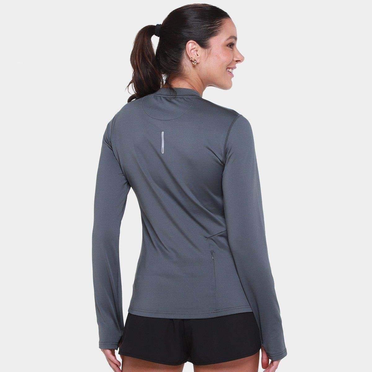 Camiseta Mizuno Térmica Manga Longa Feminina - Tam: GG - 1