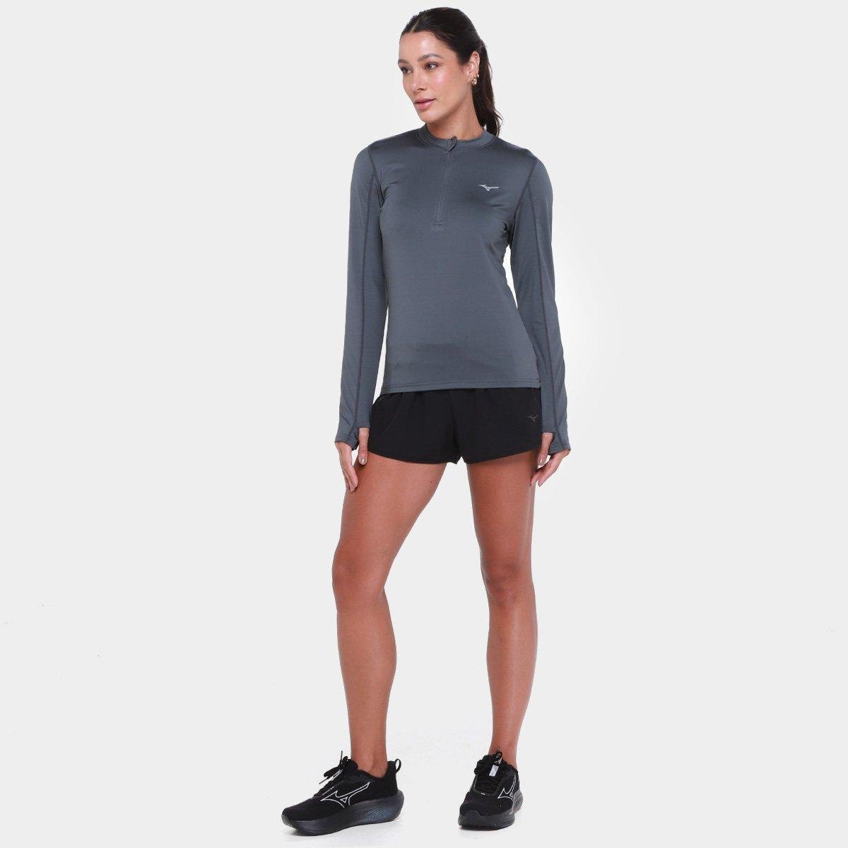 Camiseta Mizuno Térmica Manga Longa Feminina - Tam: GG - 4