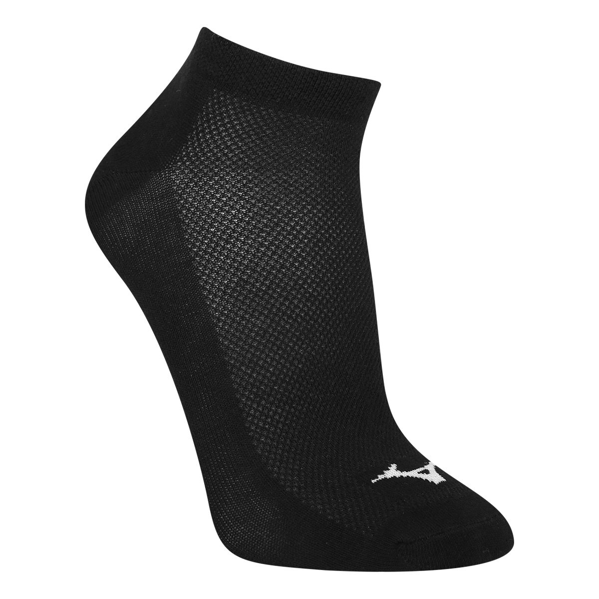 Kit Meia Mizuno Cano Curto Basic Sc 3 Pares - Tam: 39/44 - 2