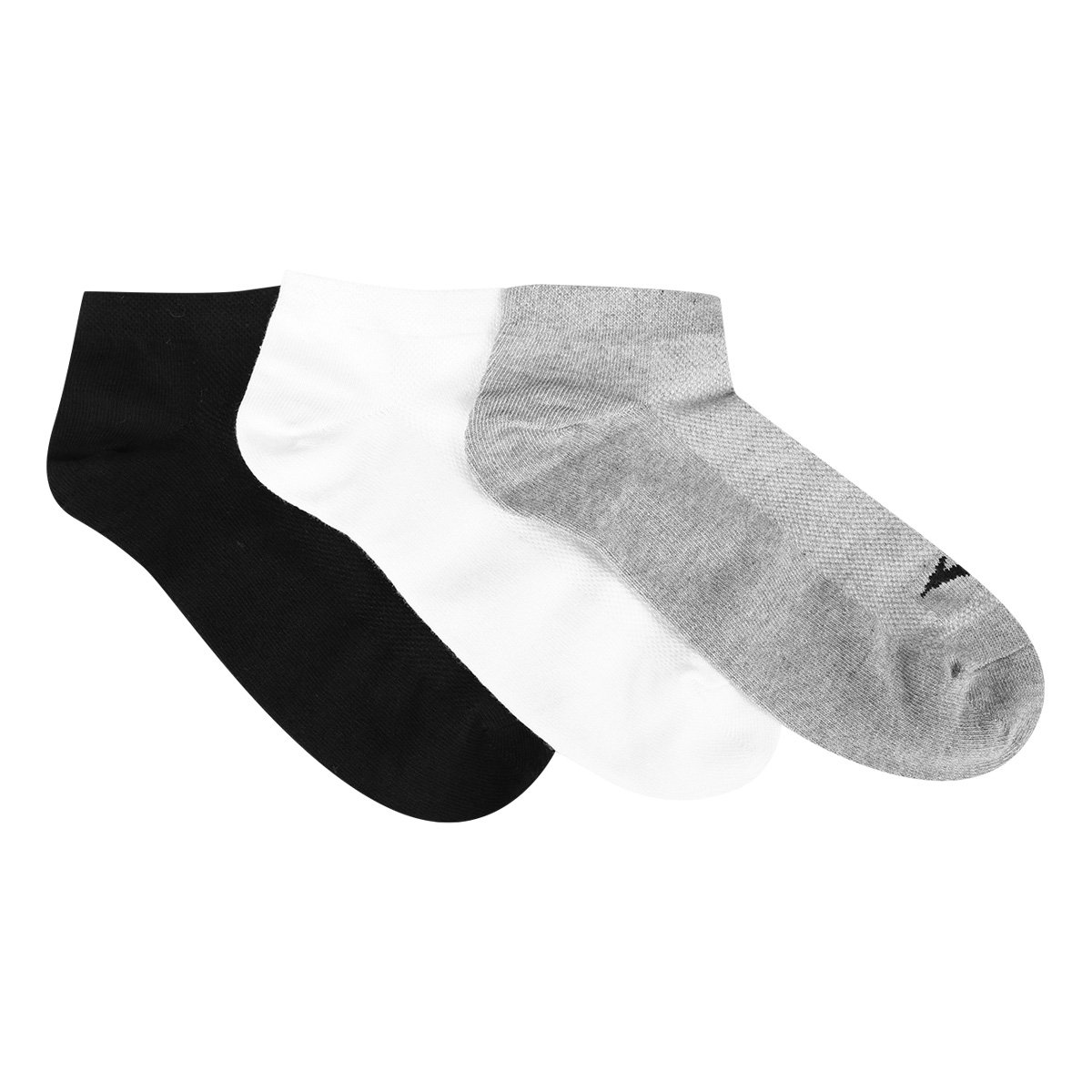 Kit Meia Mizuno Cano Curto Basic Sc 3 Pares - Tam: 39/44 - 4