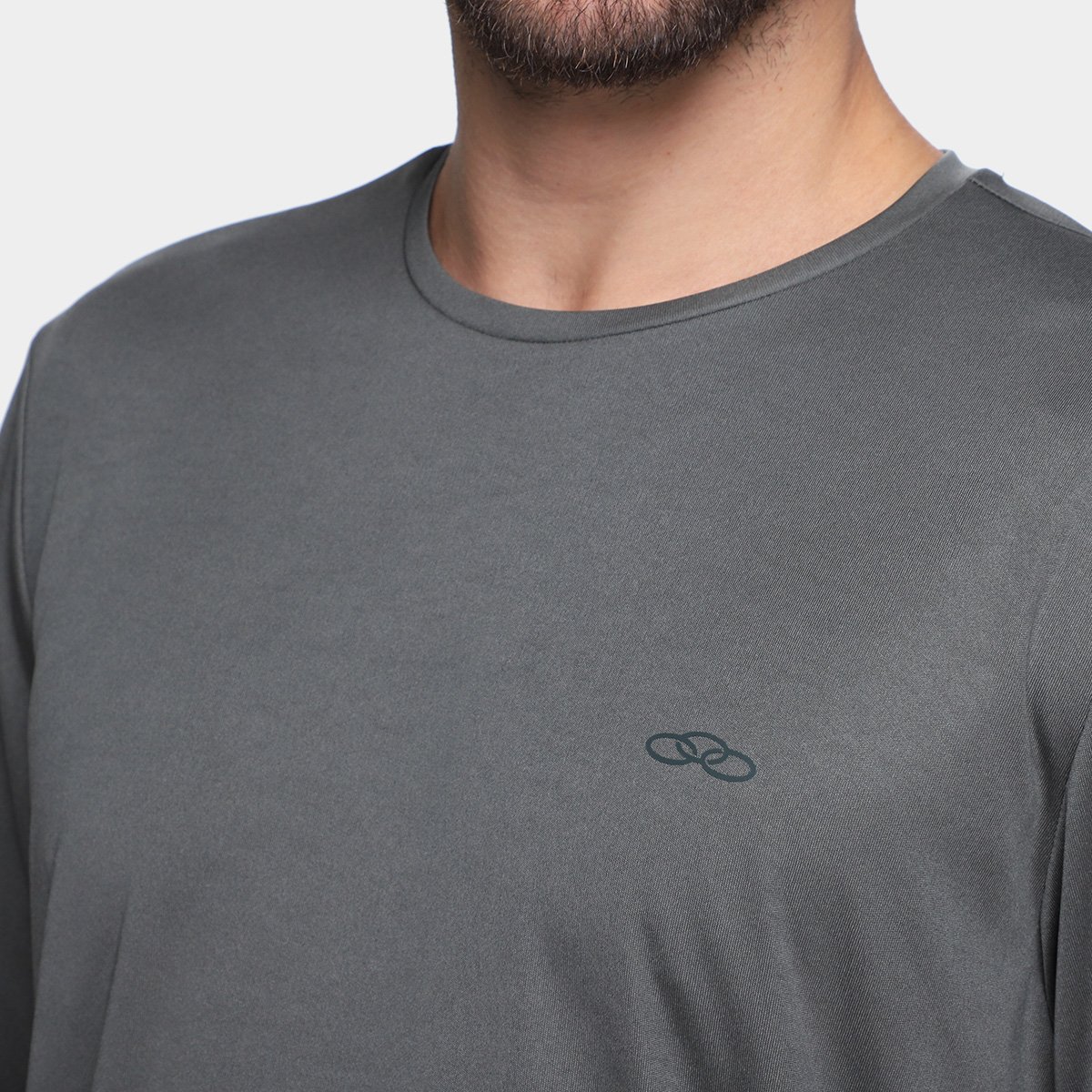 Camiseta Olympikus Essential Manga Longa Masculina - Tam: P - 2