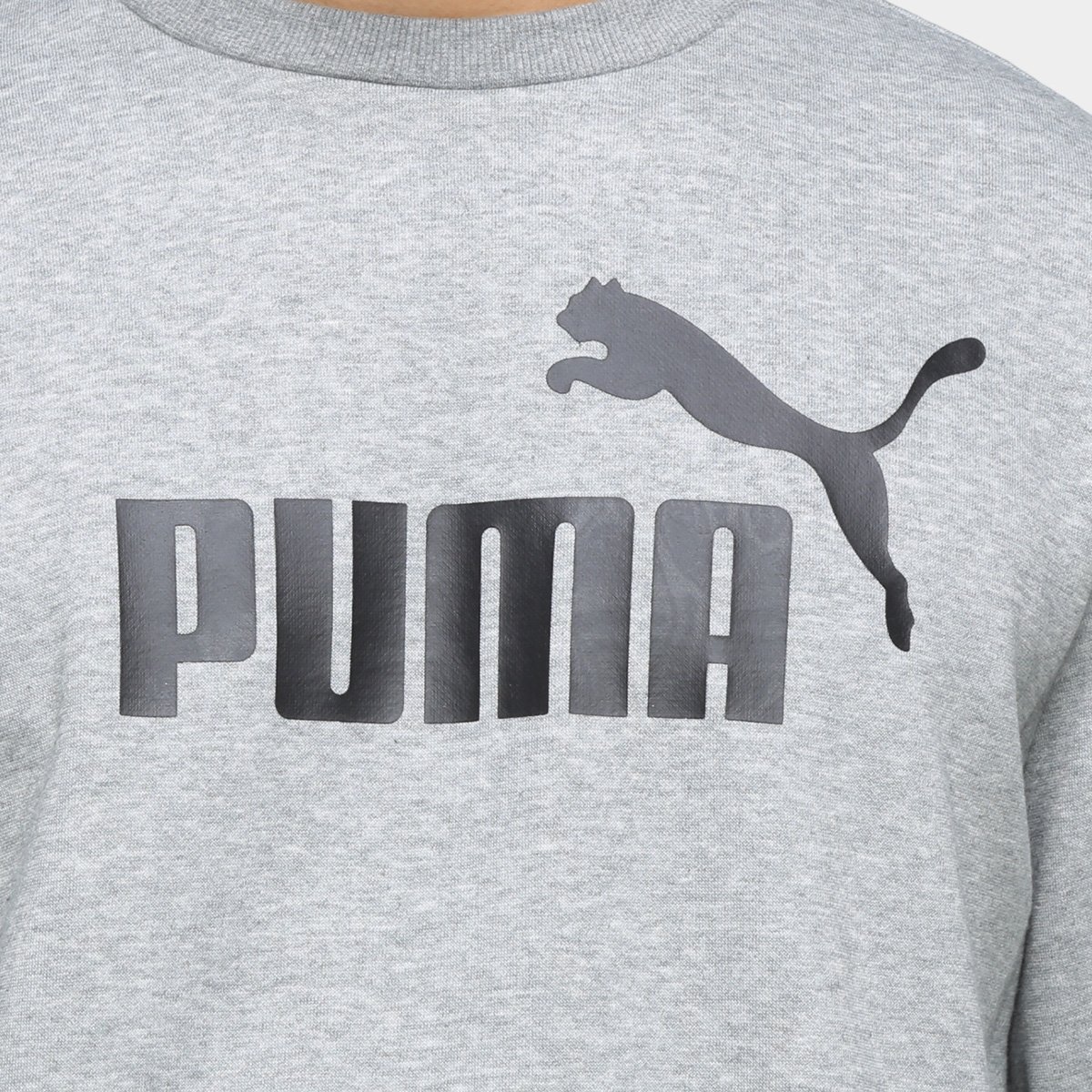 Moletom Puma Ess Big Logo Crew Fl Masculino - Tam: GG - 2