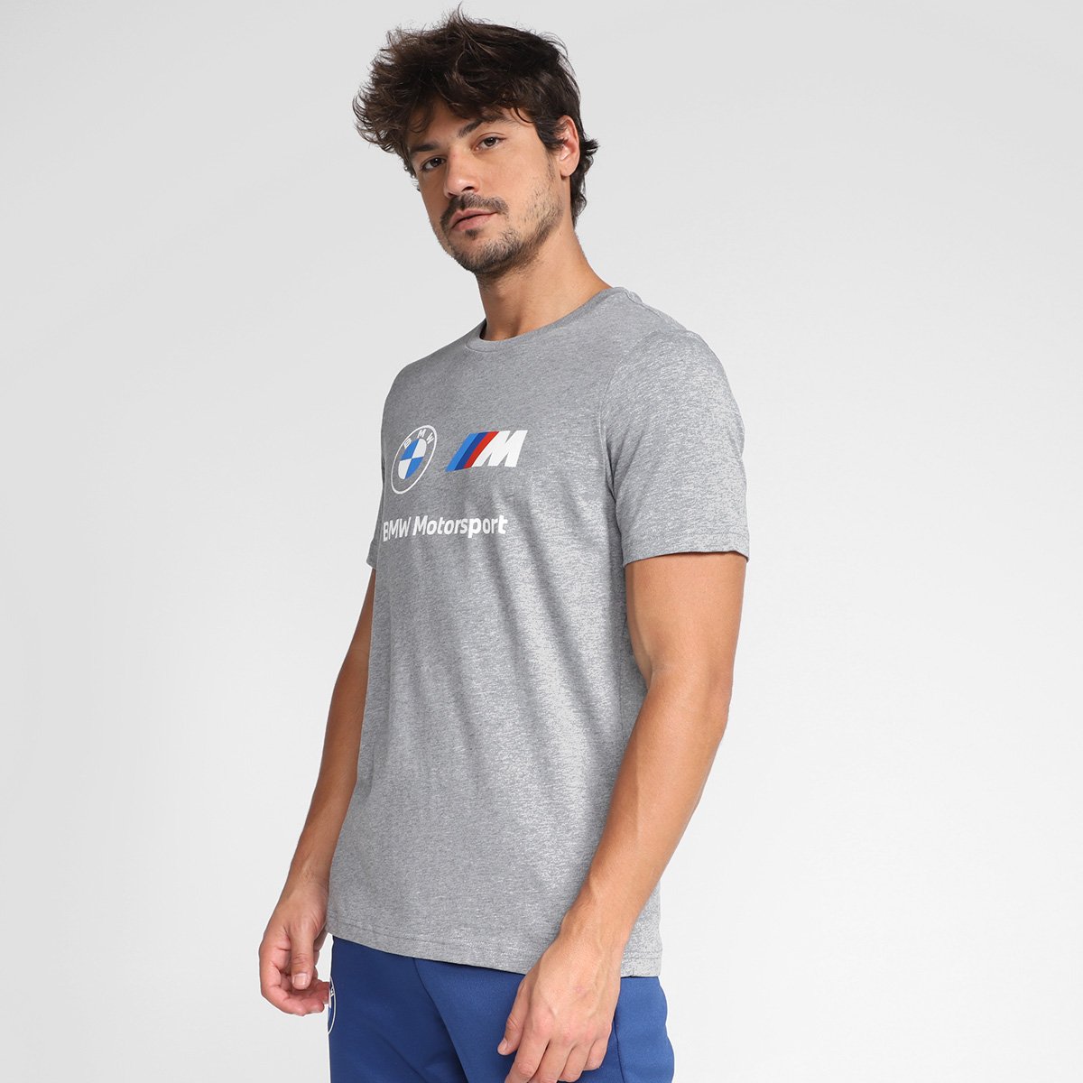 Camiseta Puma BMW MMS ESS Logo Masculina