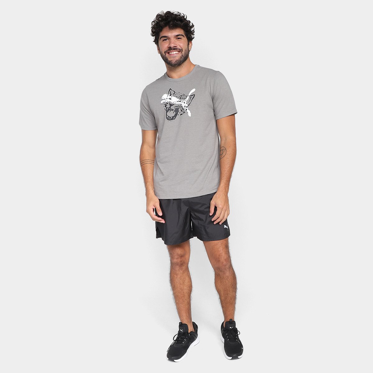 Camiseta Puma Training Cat Masculino - Tam: G - 3